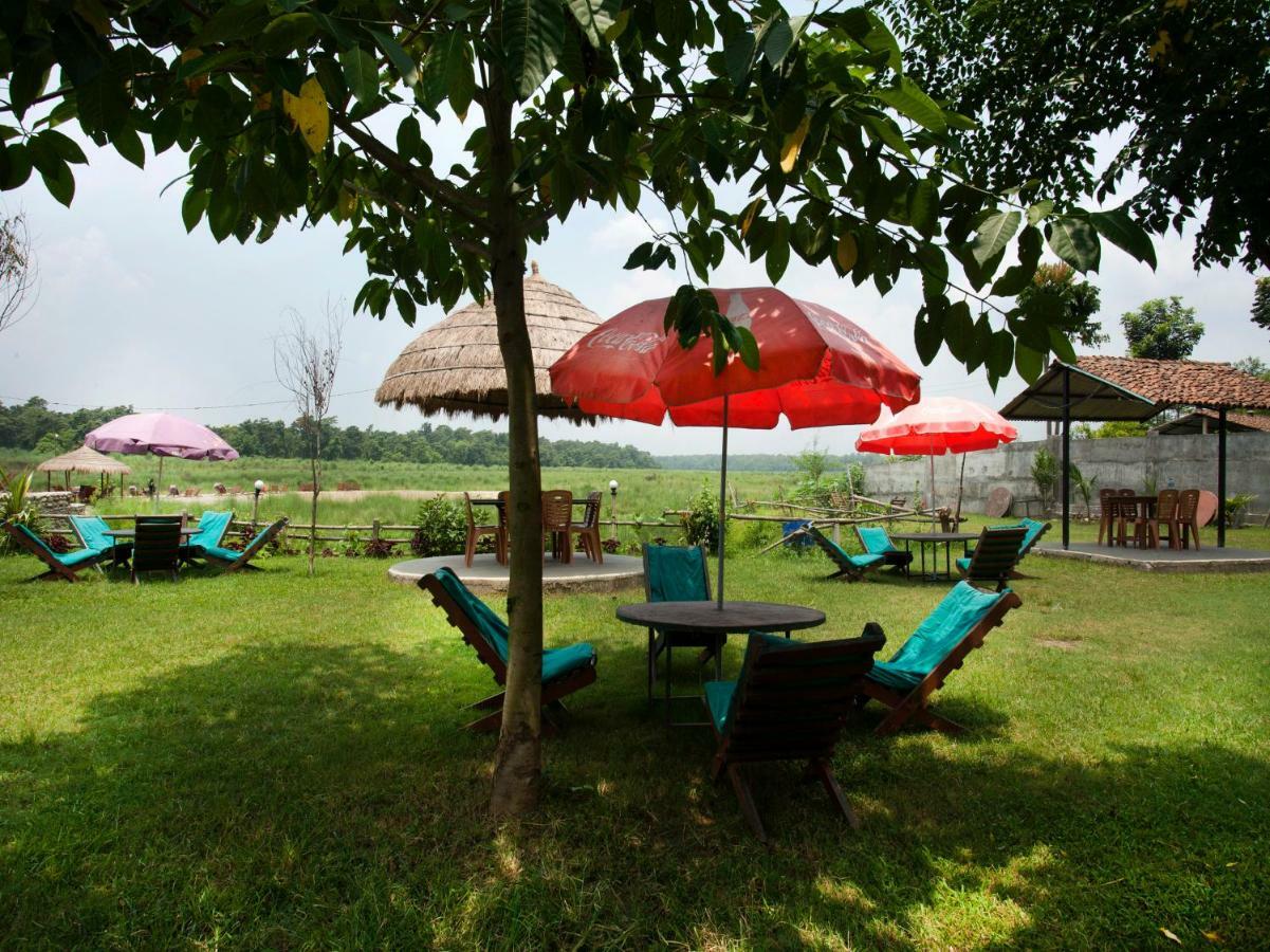 Spot On 486 Hotel Holy Lodge Sauraha Exteriör bild